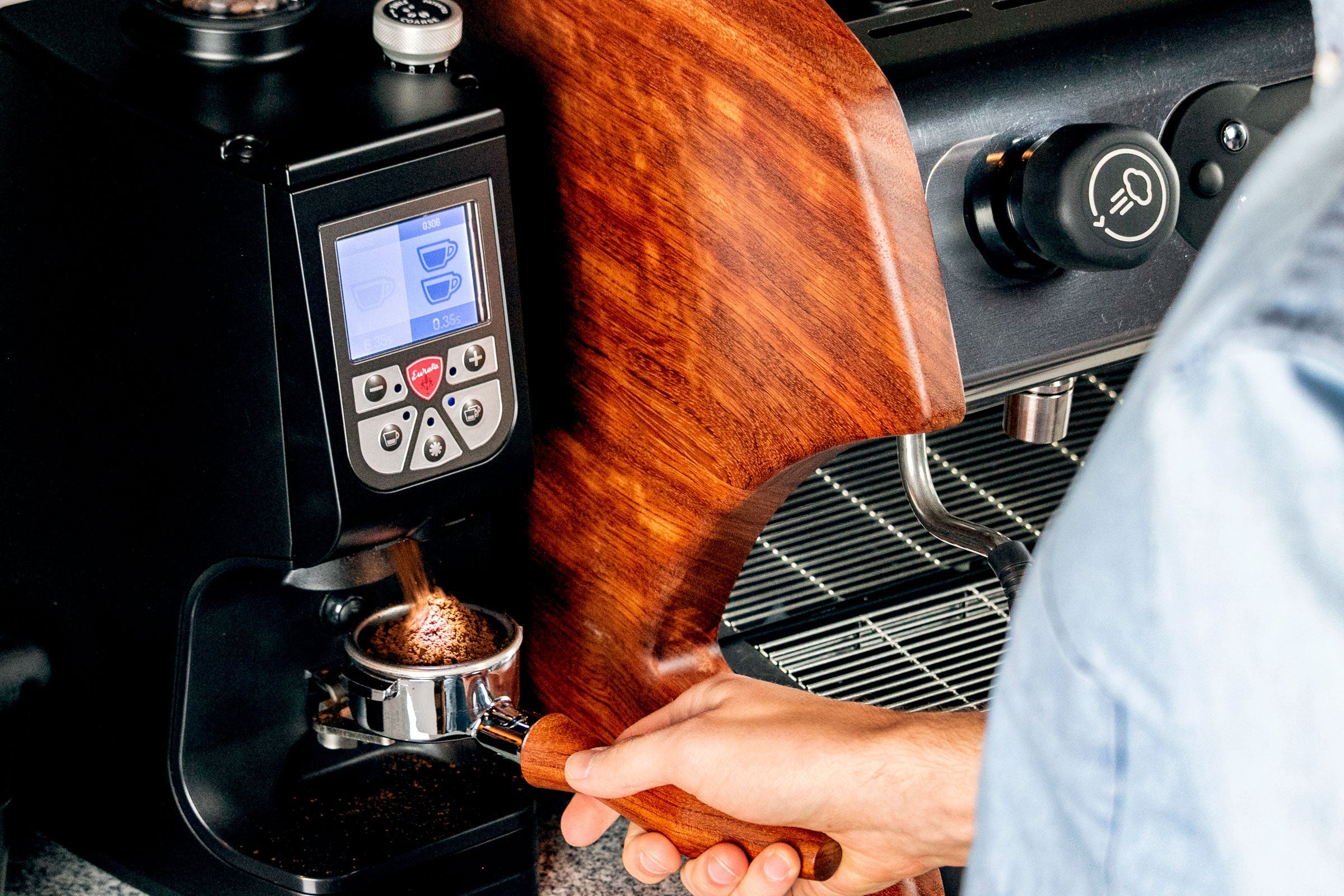 Eureka Atom 75 Espresso Grinder - Professional Coffee Bean Grinder for Espresso Machines, Quiet & Fast with 75mm Flat Burrs - Perfect for Home Baristas & Coffee Shops