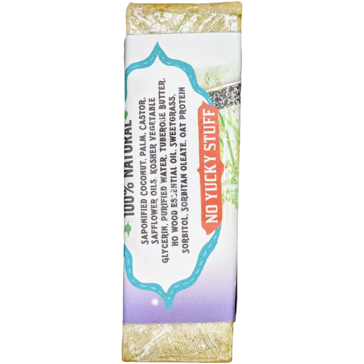 Natural Tuberose Sweetgrass Handmade Soap for Sensitive Skin | Organic Aromatherapy Soap | Perfect for Relaxing Bath, Spa Day & Gift Giving