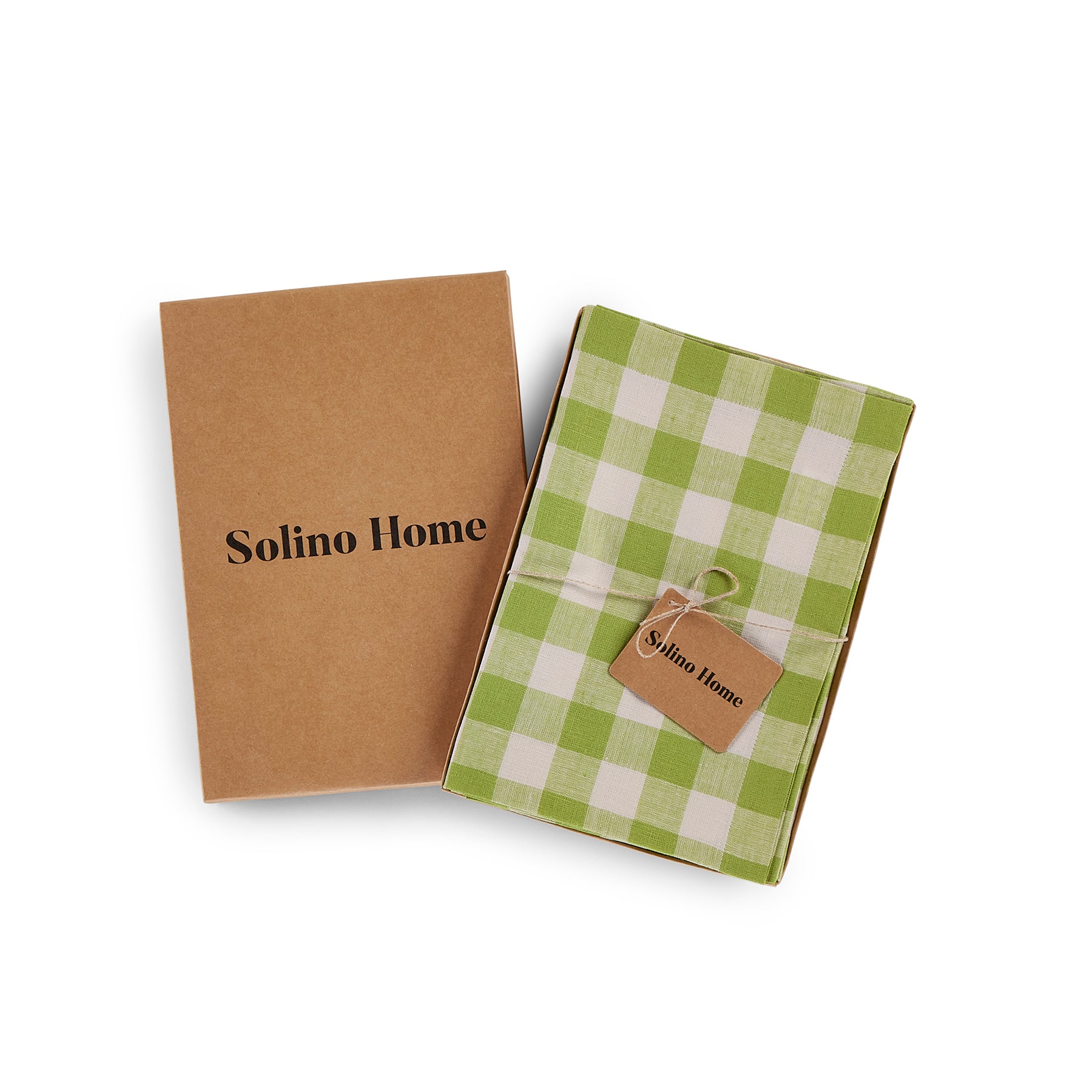 Morgan Check Napkins, Set of 4 - Premium Cotton Table Napkins for Dinner Parties, Weddings & Everyday Use
