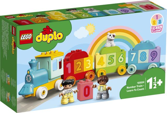LEGO DUPLO Number Train - Learn to Count Toy for Toddlers 10954 | Educational Building Blocks for Kids | Perfect for Preschool Learning & Playtime Fun