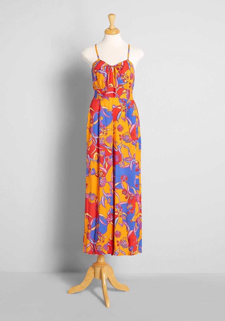 Festival Season Jumpsuit for Women - Bohemian Romper with Pockets - Perfect for Music Festivals, Beach Vacations & Summer Outfits
