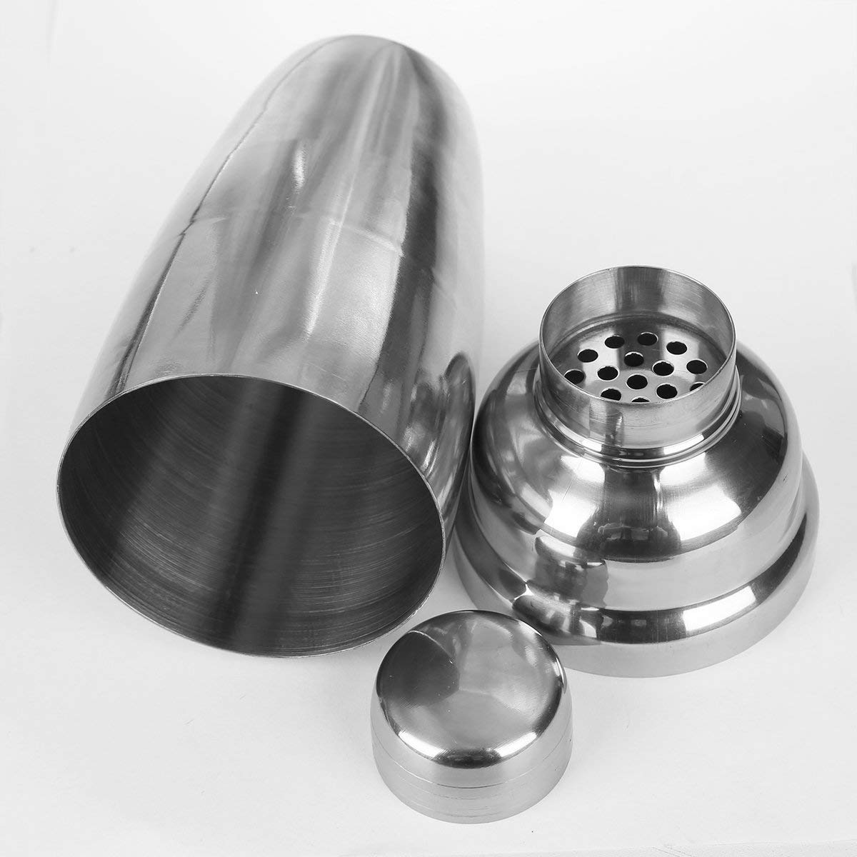 Premium Stainless Steel Cocktail Shaker Set - 500ml Bartender Mixing Tool for Martinis, Mocktails & Mixed Drinks | Perfect for Home Bars, Parties & Professional Bartending