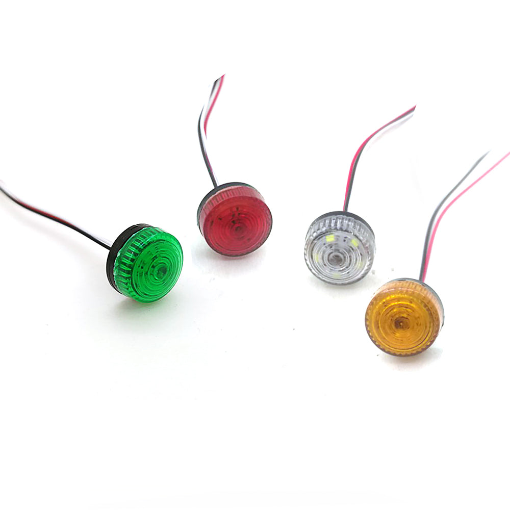 1/14 Scale Remote Controlled DIY Spare Parts 360 Degree Rotating Warning Light Lamp for Tamiya RC Tractor Truck & Electric Cars - Perfect for Hobby Model Building and Emergency Vehicle Simulation
