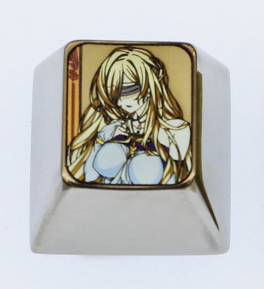 Goblin Slayer & Sword Maiden Anime Keycaps - Premium 1U Titanium Alloy Custom Mechanical Keyboard Keycaps for Gaming & Typing - Perfect for Anime Fans, Gamers & Novel Enthusiasts