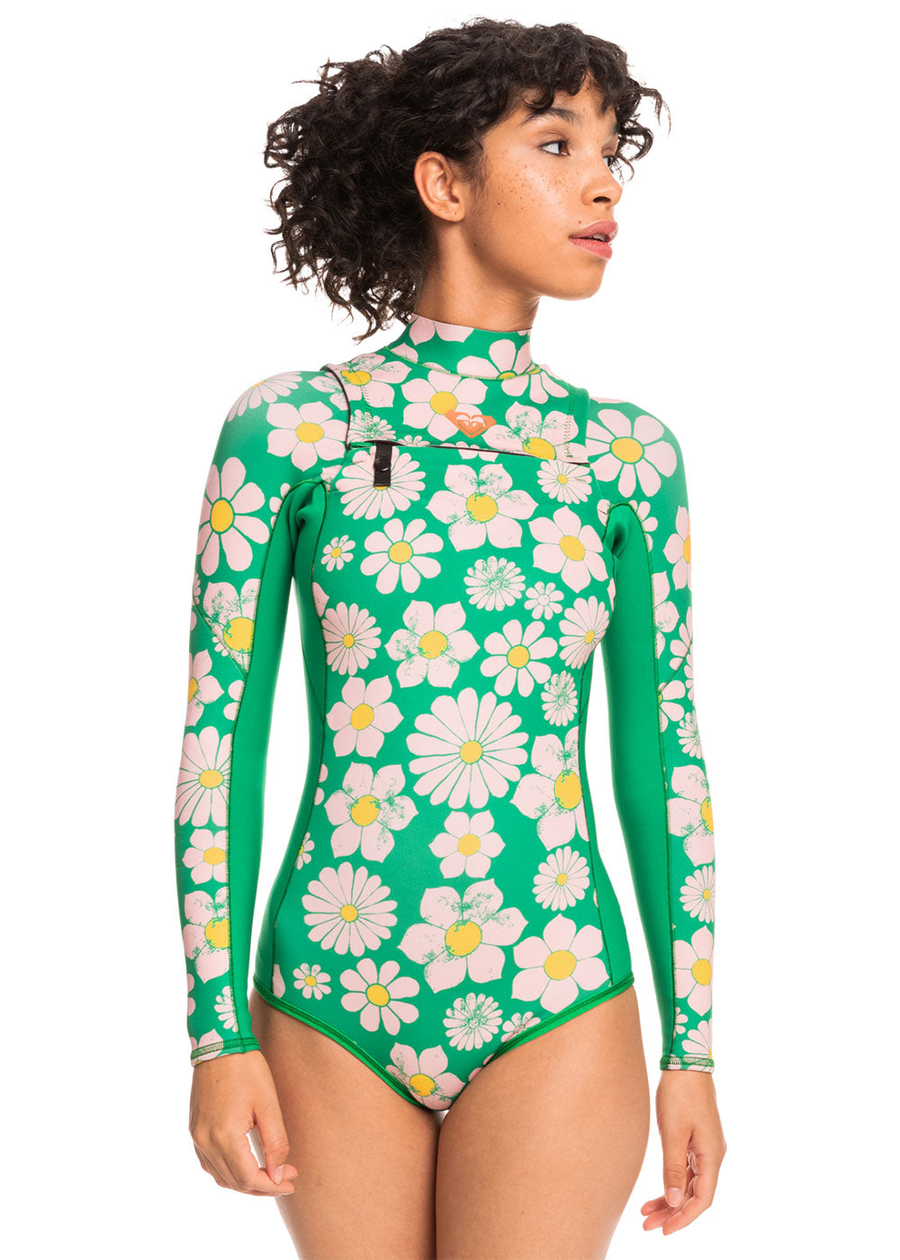 Roxy Women's Popsurf 1.5mm Long Sleeve Chest Zip Q Lock Spring Wetsuit - Perfect for Surfing, Paddleboarding & Water Sports