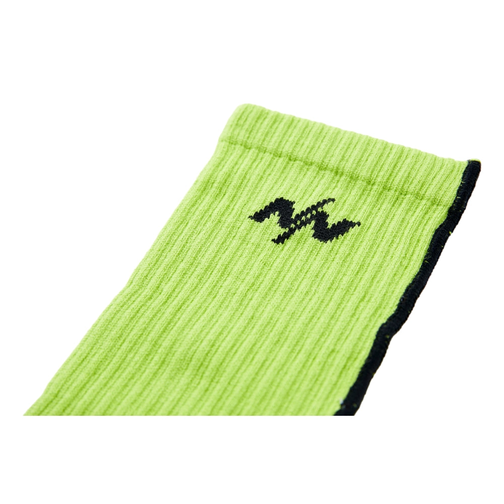 Nozzle Quiz Nine Point Nine All-Terrain Performance Socks - Fluorescent/Black Pack for Hiking, Running & Outdoor Adventures