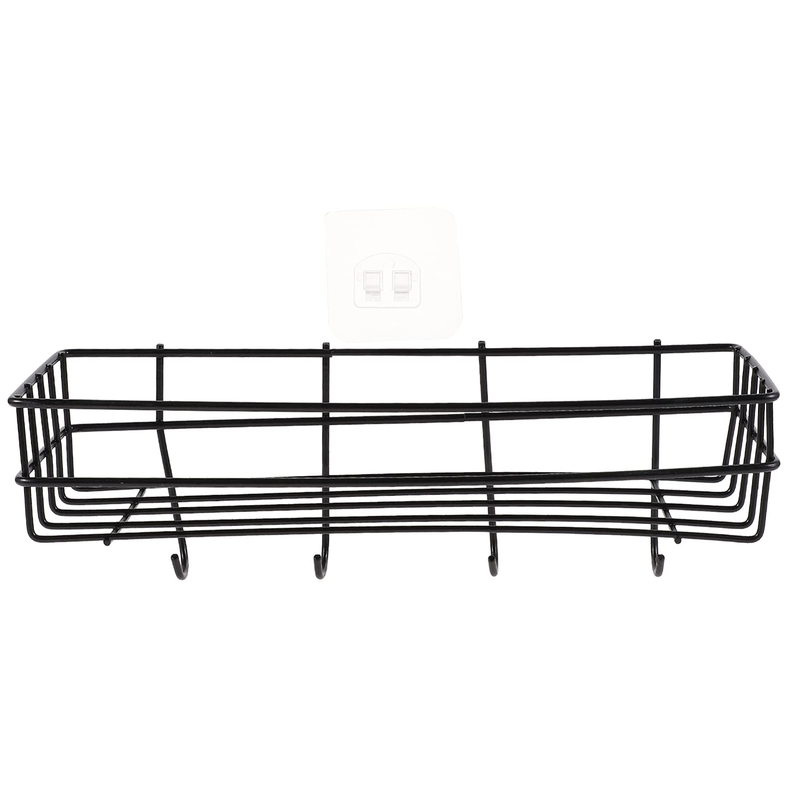 Black Under Desk Cable Management Rack - Cabilock Desk Topper Shelf for Organizing Wires & Cords - Under Desk Cable Tray & Organizer for Office, Home, Kitchen & Bathroom - Perfect for Desktop, Computer & TV Stands