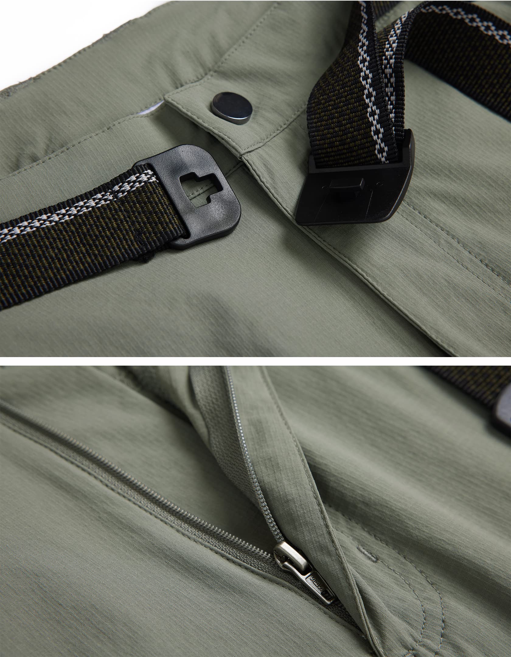 Men's Quick-Dry Hiking Cargo Pants - Water Resistant Lightweight Outdoor Work Pants with Breathable Fabric & Zipper Pockets | Perfect for Mountain Climbing, Camping & Adventure Travel