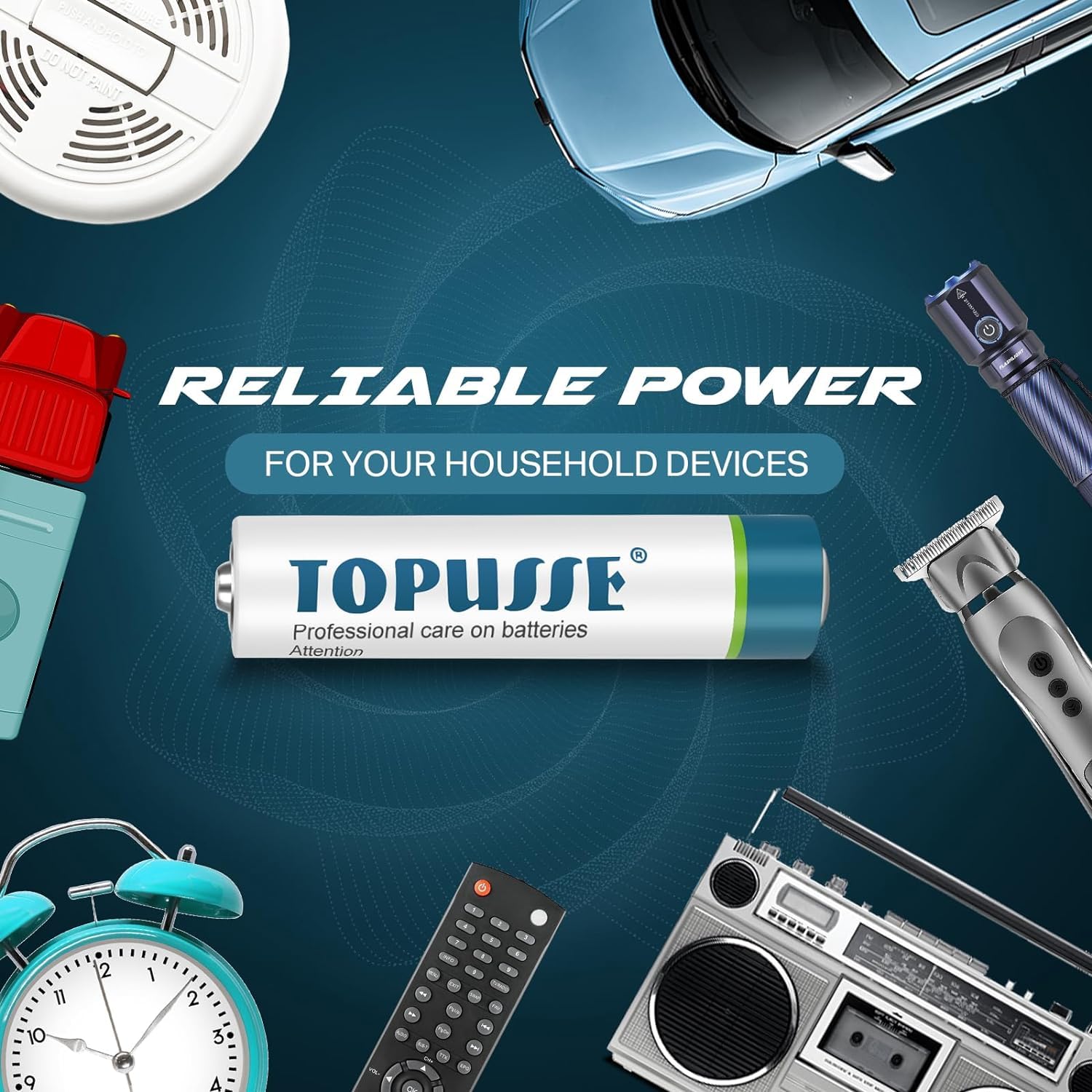Long Lasting Alkaline AAA Batteries 12 Pack - 1.5V LR03 Triple A Battery with 10-Year Shelf Life & Leakproof Design | Ideal for Remote Controls, Toys, Flashlights, and Electronic Devices