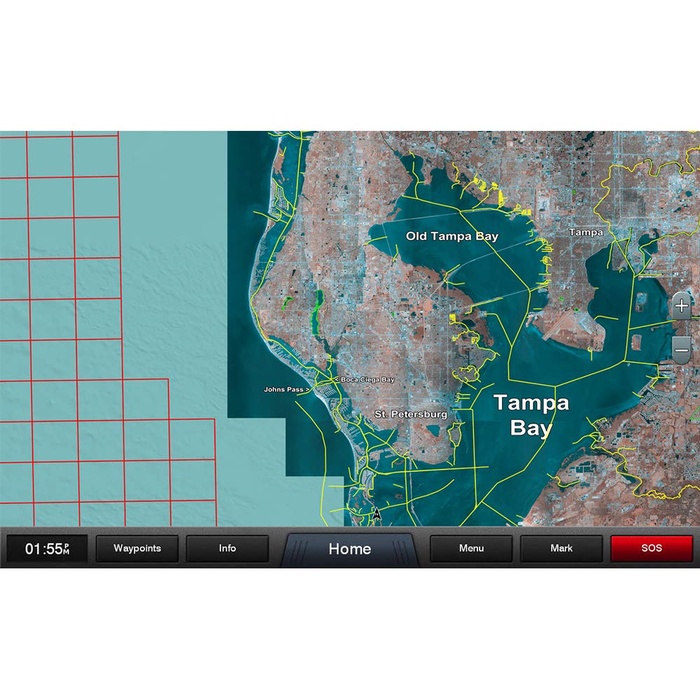 Garmin Premium microSD/SD Card for Florida West Pen - Standard Mapping GPS Card (010-C1202-00) | Perfect for Marine Navigation, Boating & Fishing Trips