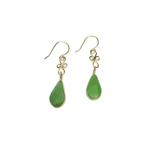 Green Teardrop Chrysoprase Stones