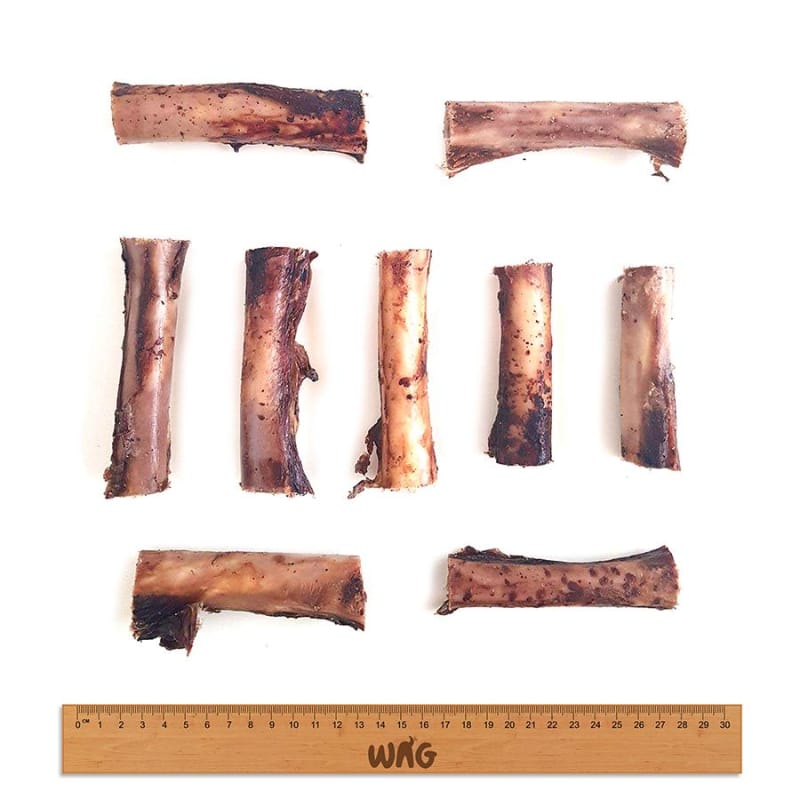 WAG Kangaroo Straight Bones Air Dried Dog Treats - 6 Pieces | Natural Chews for Dogs | High Protein Training Rewards & Dental Health Snacks for Puppies and Adult Dogs | Perfect for Outdoor Adventures and Playtime
