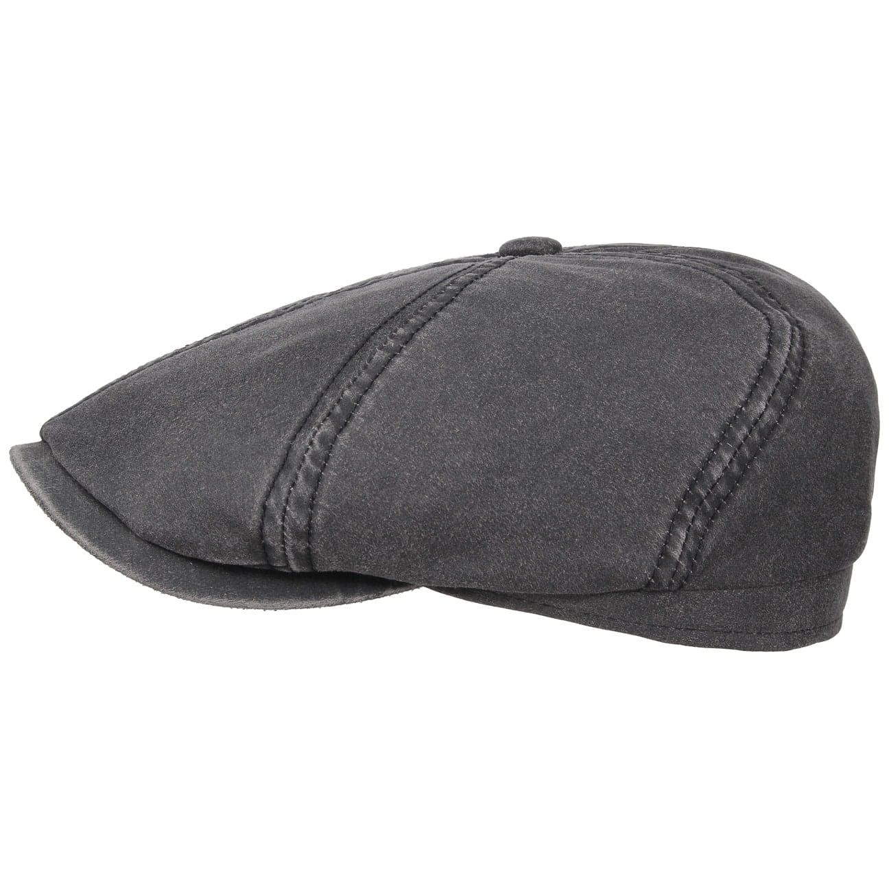 Stetson Brooklin Old Cotton Flat Cap for Men - Vintage Style Newsboy Hat for Casual Wear, Outdoor Activities, and Daily Fashion
