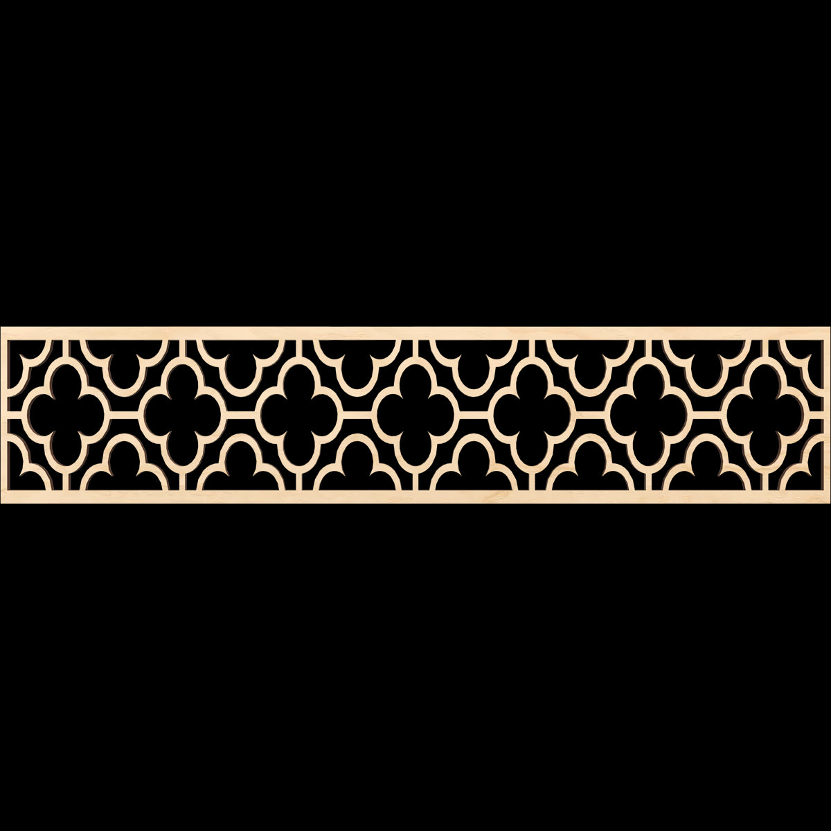 Chicago Fretwork Moulding - Decorative Wood Trim for Home & Furniture | Perfect for DIY Projects, Wall Paneling, and Cabinet Accents