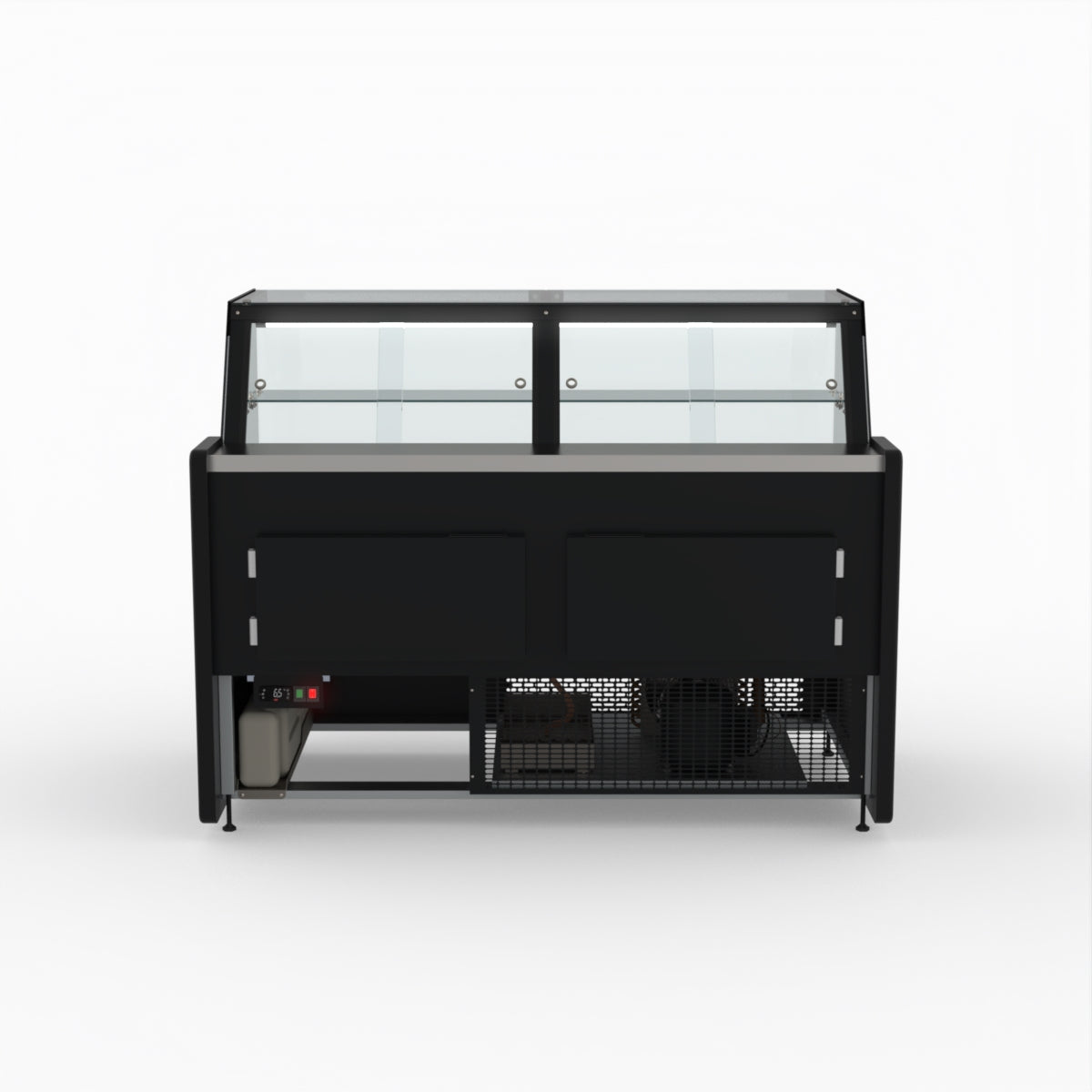 1.5 Meter Deli Showcase Glass Display Case - Commercial Refrigerated Food Display for Bakery, Deli, and Supermarket Use