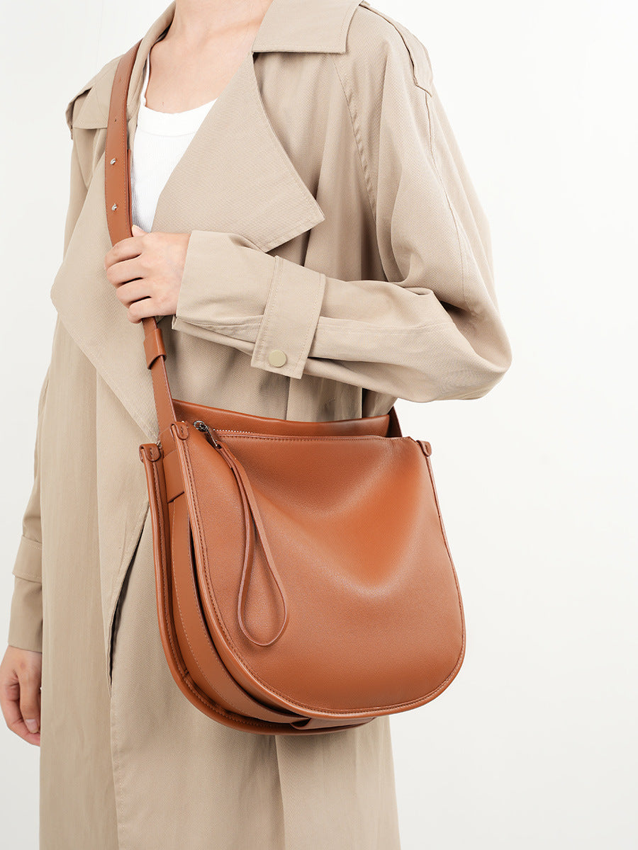 Soft Minimalist Shoulder Bag for Women - Lightweight & Stylish Crossbody Purse - Perfect for Work, Travel & Everyday Use