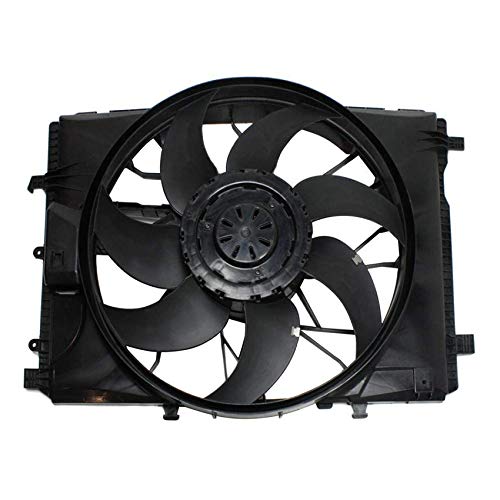 Mercedes Benz C250 C300 2012 Cooling Fan Replacement - Compatible with Part Numbers 204-500-02-93, 2045000293, 204-906-68-02, 2049066802, MB3115122 - High Performance Radiator Cooling Fan for Engine Temperature Control - Perfect for Summer Driving and Heavy Traffic Conditions
