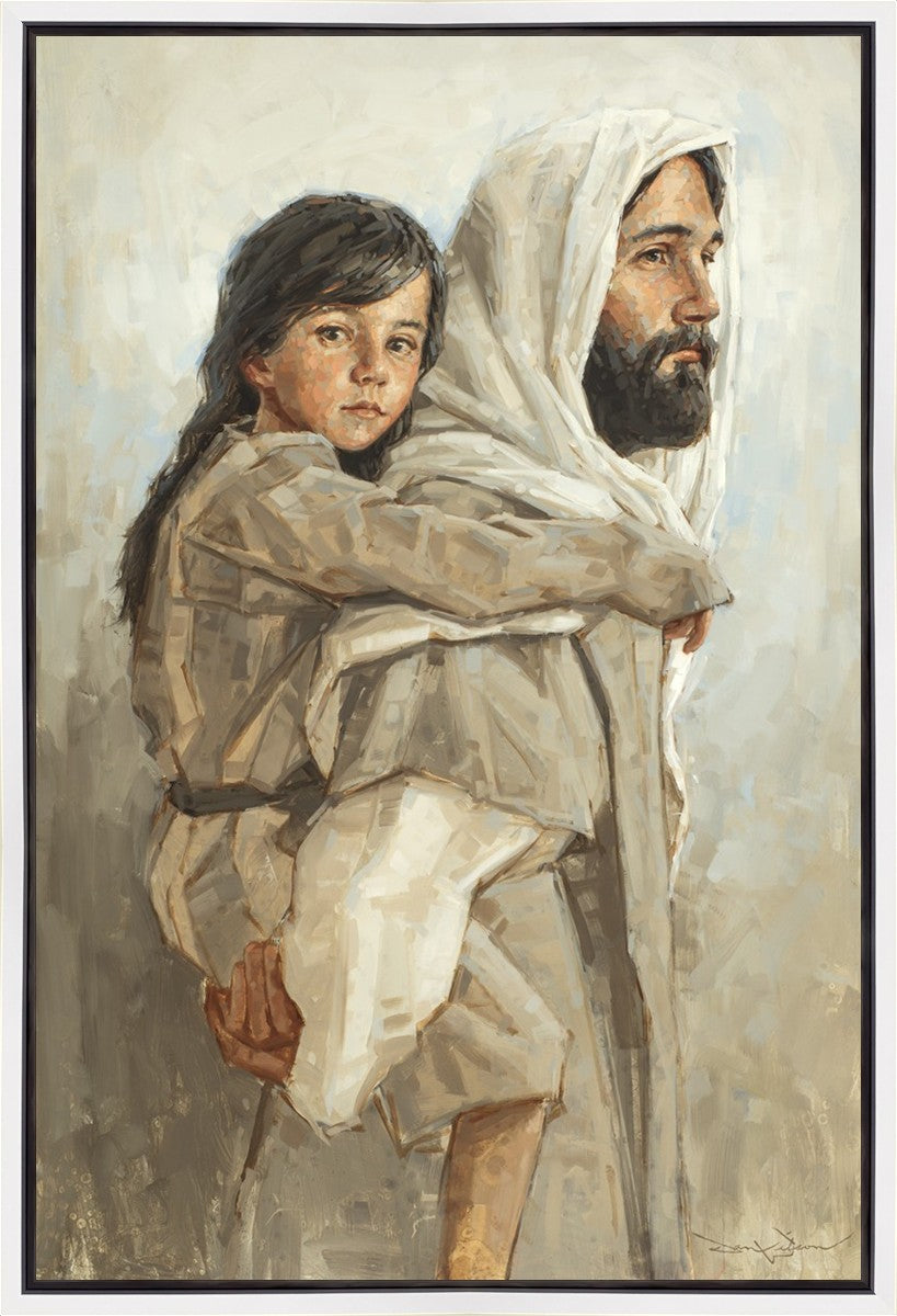 Premium Carrying Her Home Gallery Wrap Canvas Art - Perfect for Living Room, Bedroom & Office Decor