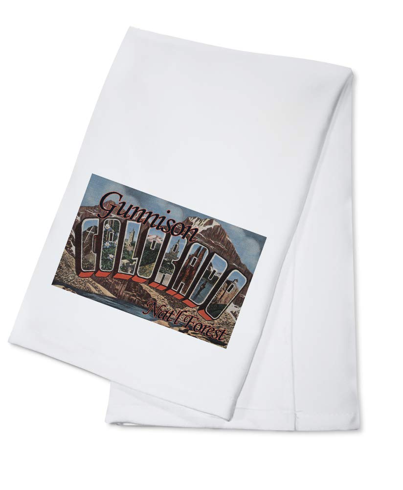 Gunnison National Forest Colorado Scenic Cotton Tea Towel - 100% Cotton Decorative Hand Towel for Kitchen & Home Decor - Perfect for Camping Gifts, Cabin Decor, and Rustic Home Accents