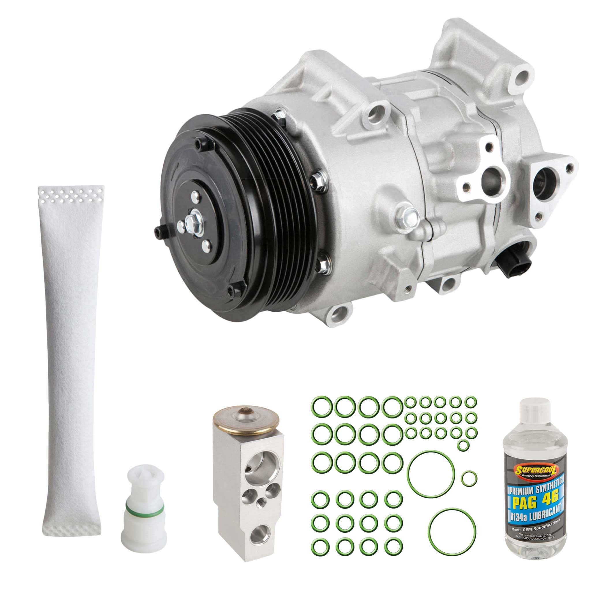 2014-2018 Toyota Highlander AC Compressor & A/C Repair Kit - OEM Replacement 61-93732RK | Perfect for Summer Cooling & Auto AC System Repair | BuyAutoParts