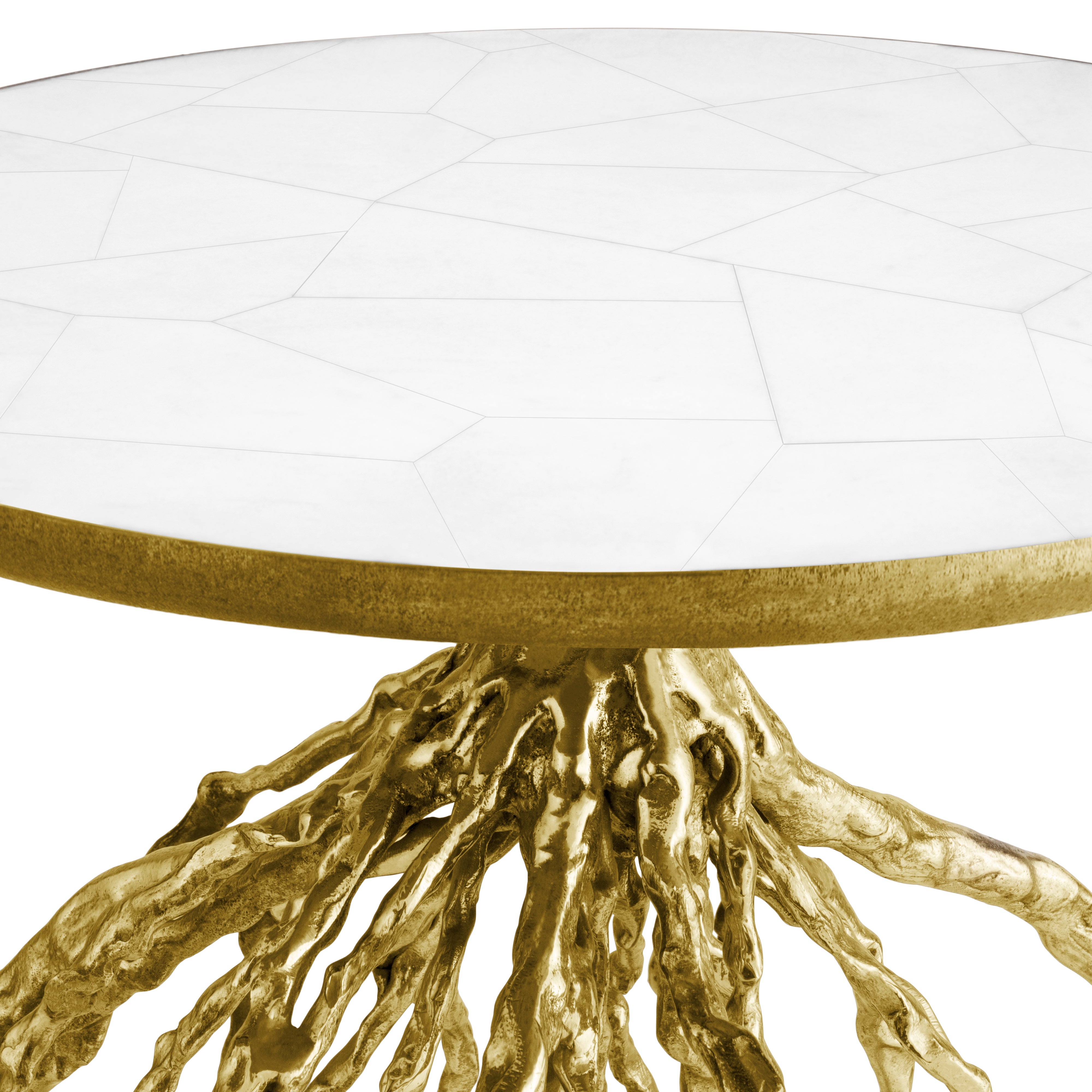 Natural Water Hyacinth Woven Accent Table - Handmade Rattan Side Table for Living Room, Patio & Bedroom Decor - Boho Chic Home Furniture for Indoor & Outdoor Use