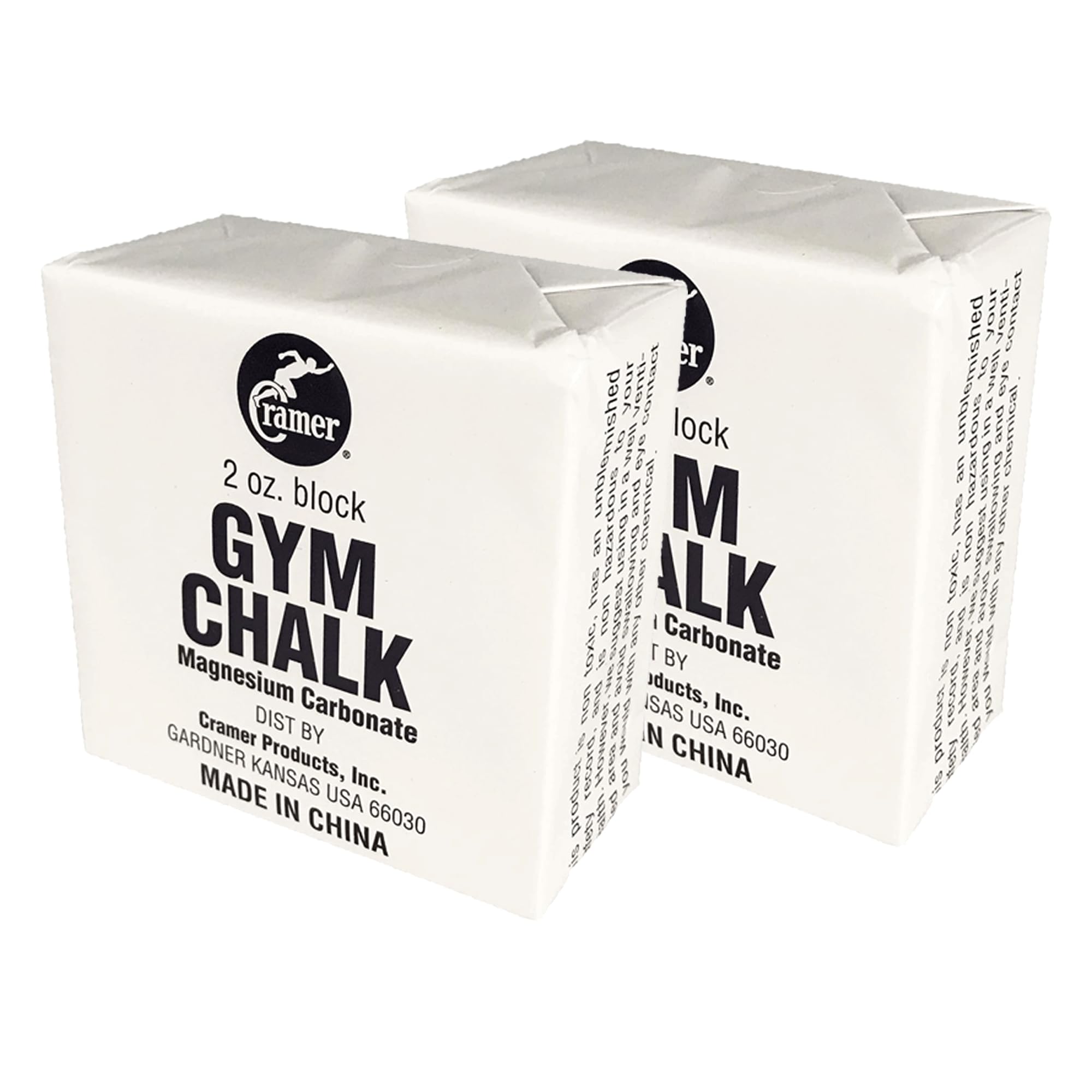 Premium Cramer Gym Chalk Block - 3.5oz Magnesium Carbonate for Weightlifting, Rock Climbing & CrossFit | Non-Slip Grip Enhancer for Workouts & Strength Training
