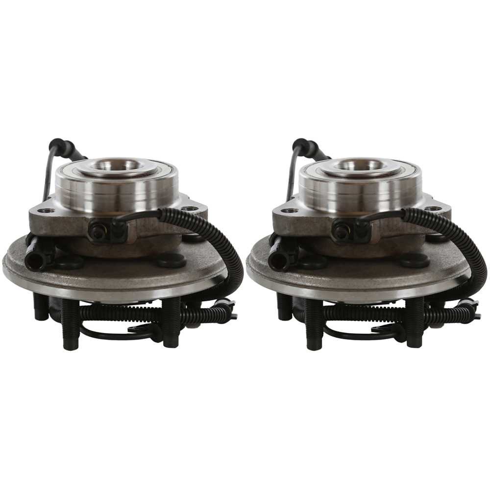 Front Wheel Hub Bearing Assembly Pair for 2006-2010 Ford Explorer - Replacement for 4WD & 2WD Models - Perfect for Off-Roading, Daily Commuting and Highway Driving
