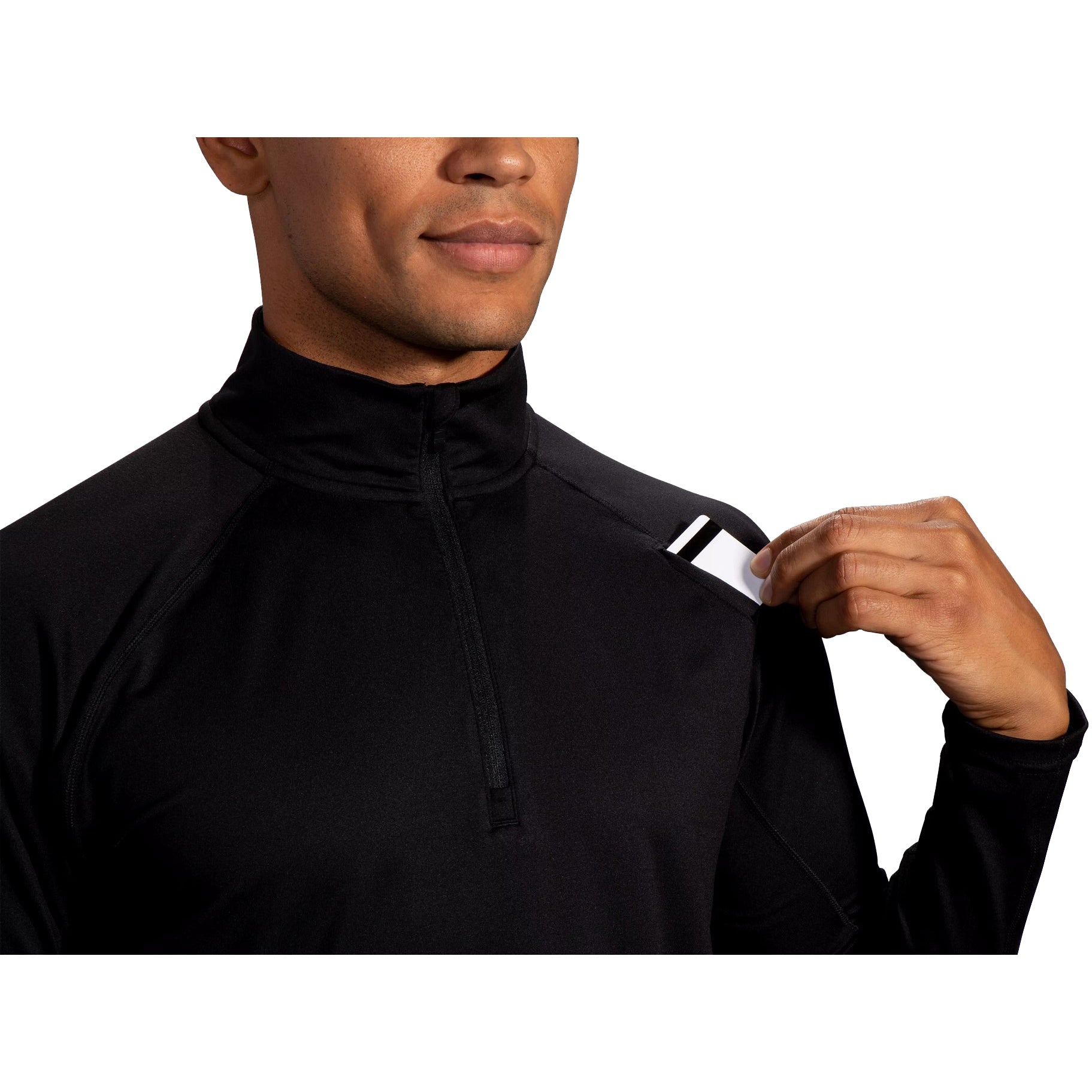 Brooks Dash Men's Running 1/2 Zip Pullover - Lightweight Performance Running Shirt for Men - Perfect for Jogging, Gym Workouts & Outdoor Activities