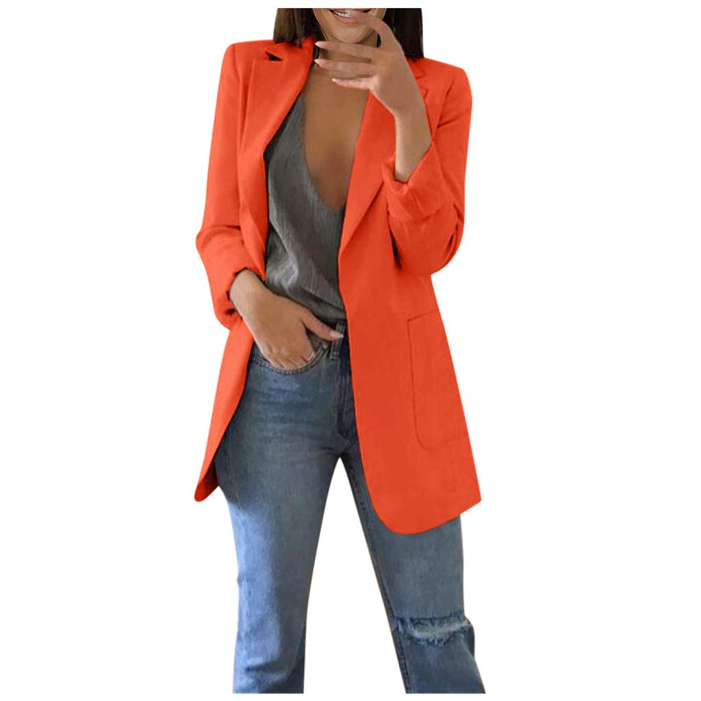 Women's Long Sleeve Office Jacket Cardigan - Winter & Autumn Coat for Plus Size Women | Professional Workwear & Casual Outerwear