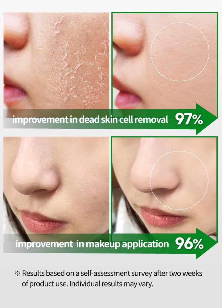 Green BHA Exfoliating Pads 60pcs - Korean Toner Pads for Face, Pore Tightening & Hydration - Chemical Peel Pads with Fruit Extract for Soothing Skincare | Perfect for Daily Exfoliation & Acne Treatment