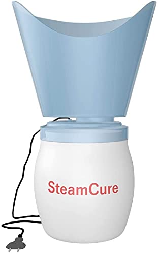 Gokich 2-in-1 Facial Steamer & Nasal Inhaler - Electric Steam Vaporizer for Sinus Relief, Cough, Cold & Skin Care - Portable Personal Sauna Machine for Home & Travel Use