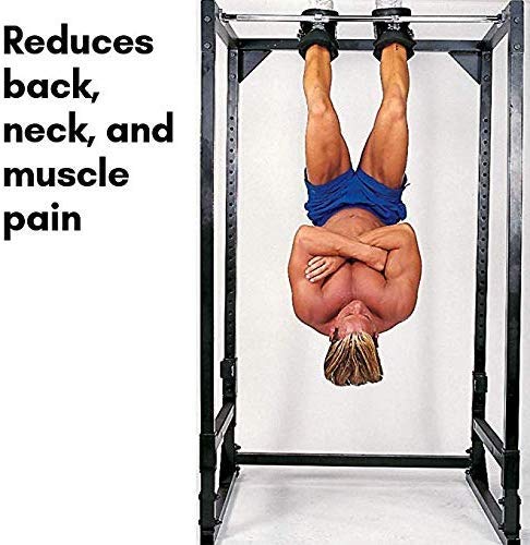Anti Gravity Inversion Boots for Back Pain Relief & Spinal Decompression - Hanging Upside Down Fitness Equipment for Home Gym & Yoga Training