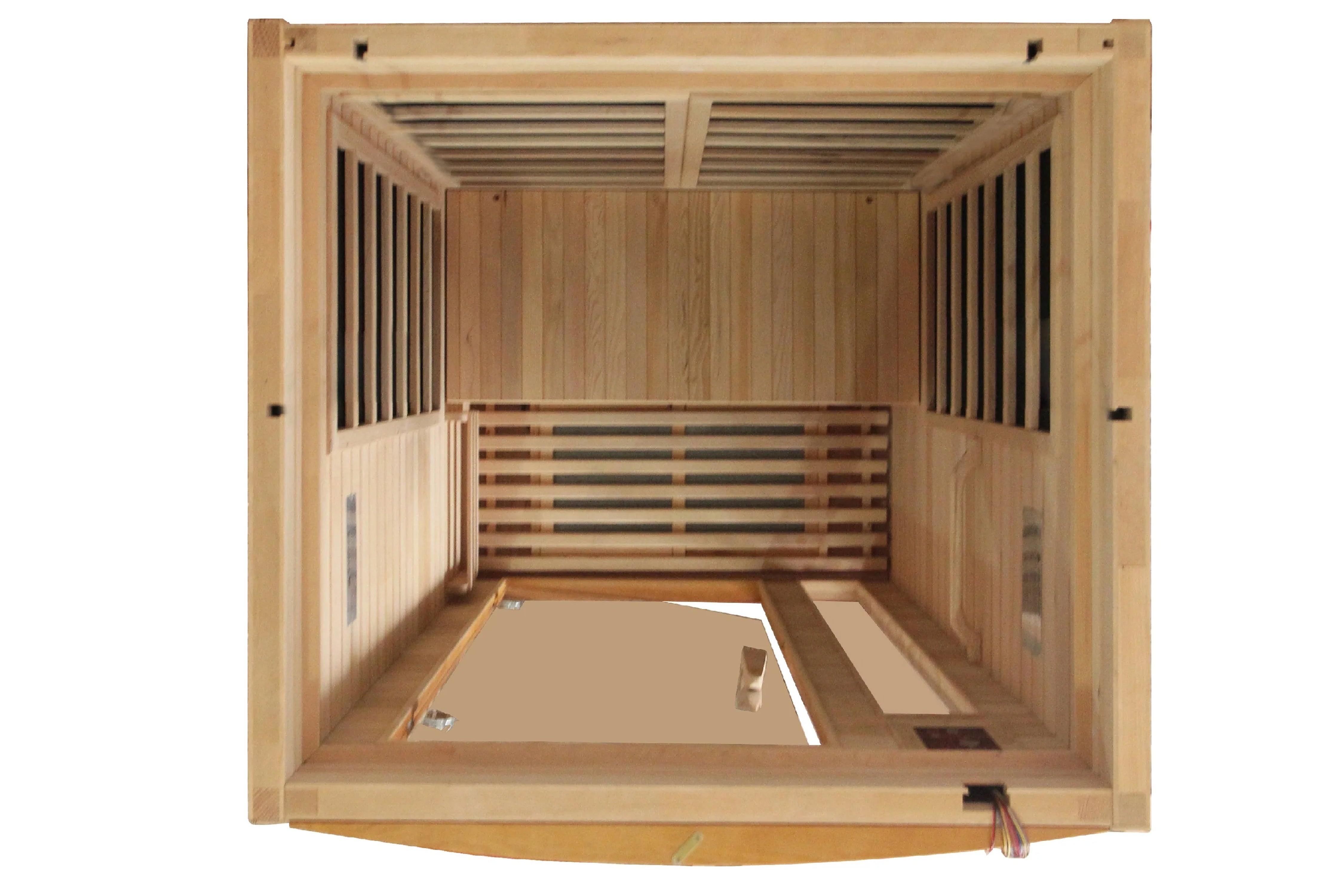 Dynamic Barcelona Low EMF Far Infrared Sauna for Home Relaxation & Detox - Portable Wooden Sauna for Weight Loss & Pain Relief