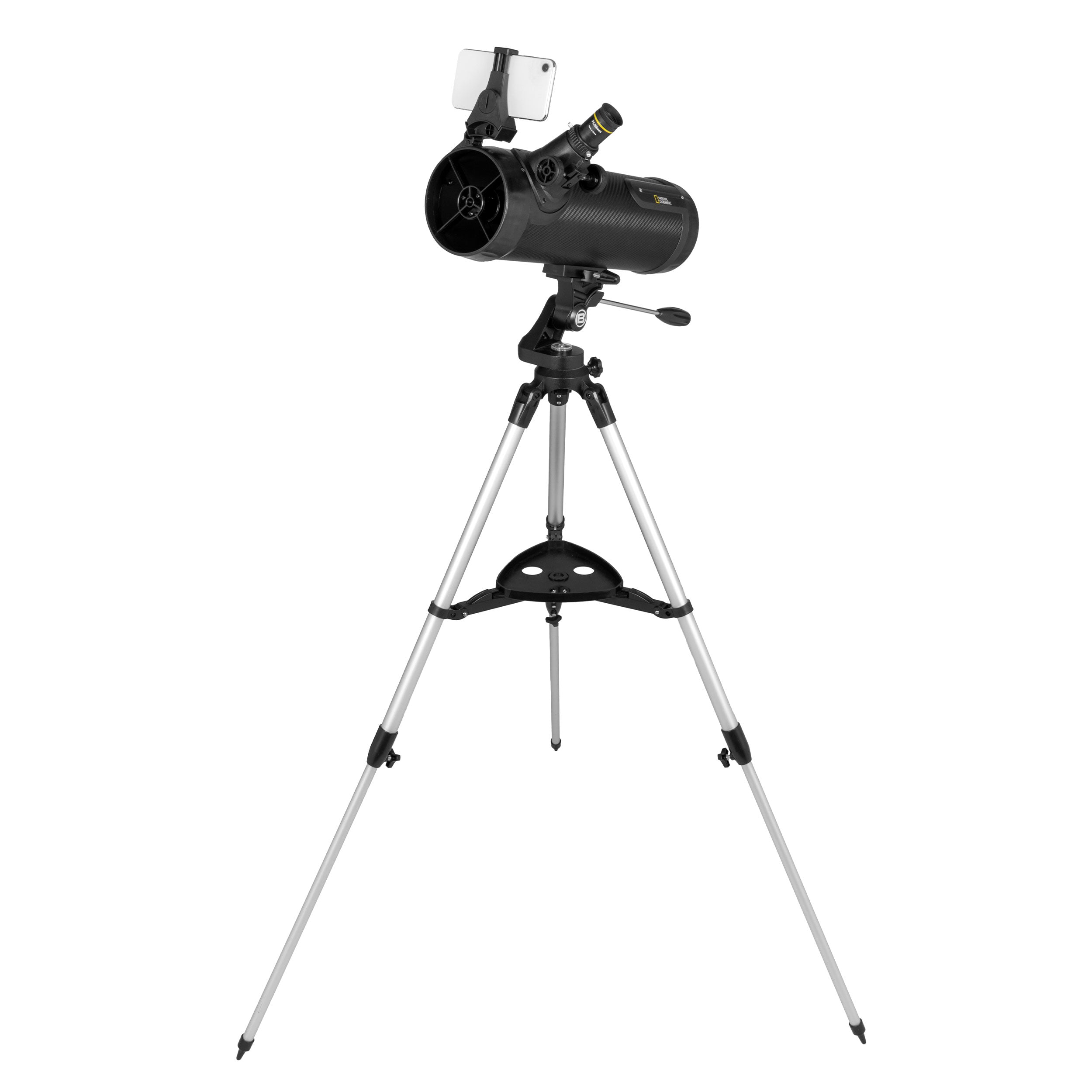 National Geographic 114mm Reflector Telescope with Smartphone App - Perfect for Stargazing, Astronomy Beginners & Outdoor Exploration