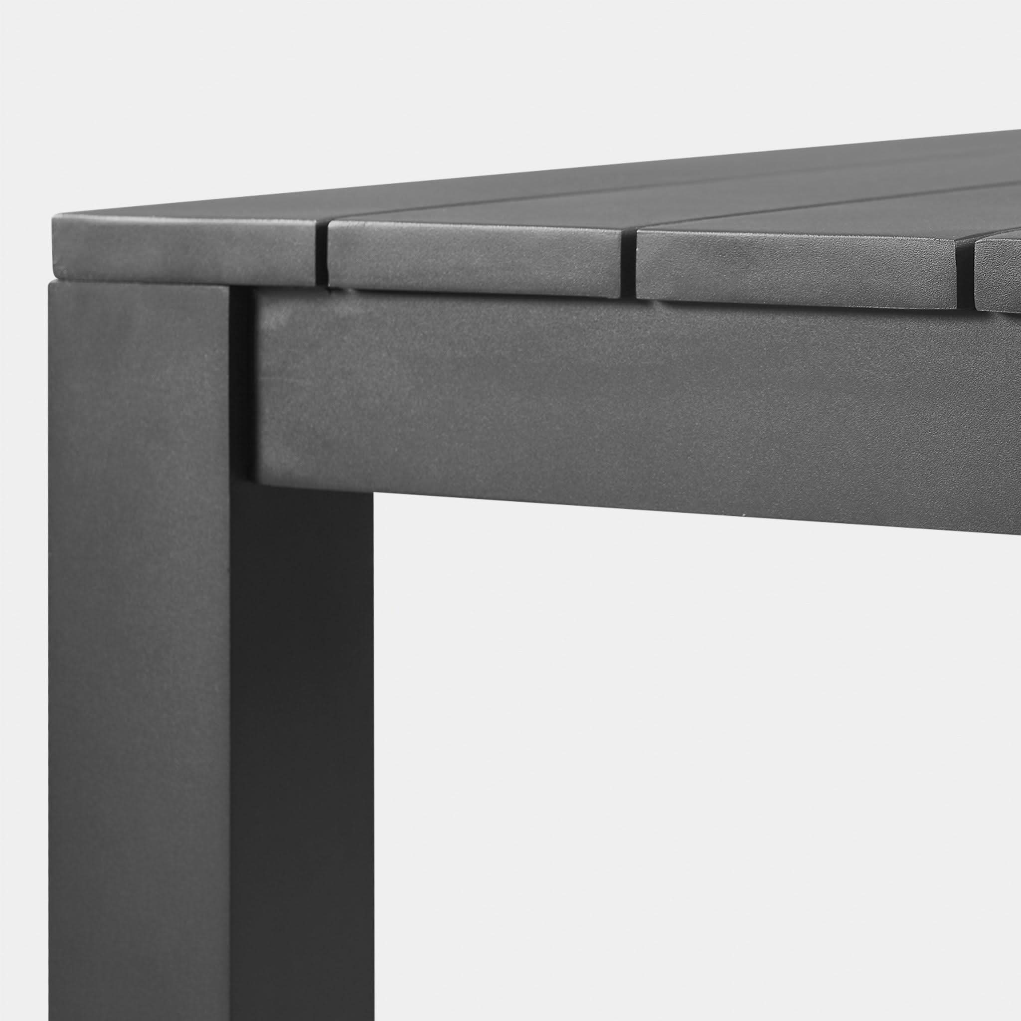 Premium Aluminum Square Bar Table - Durable & Modern Outdoor/Indoor Dining & Pub Furniture for Patio, Restaurant, or Home Decor