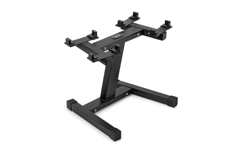 NÜOBELL Adjustable Dumbbell Stand - Single Leg Black Dumbbell Rack for Home Gym, Workout Equipment Storage - Perfect for Small Spaces & Compact Home Workouts