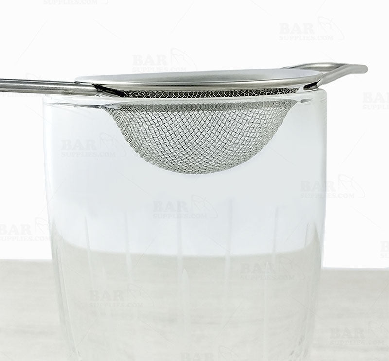 BarConic® 2 Inch Fine Mesh Strainer - Premium Kitchen Sieve for Tea, Spices, and Powder Sifting - Ideal for Cooking, Baking, and Coffee Brewing