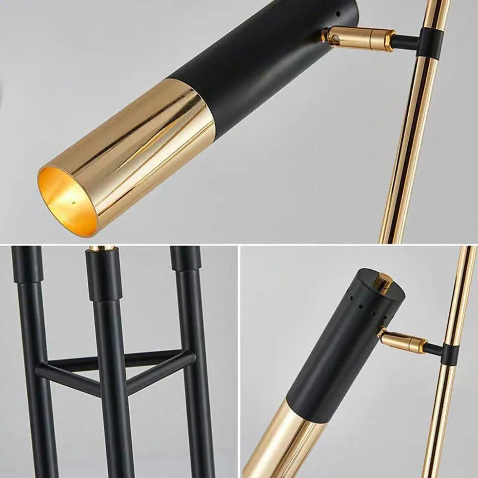 3-Head Adjustable Modern Floor Lamp with LED Bulbs - Bright Lighting for Living Room, Bedroom, or Office - Perfect for Reading, Working, and Home Decor
