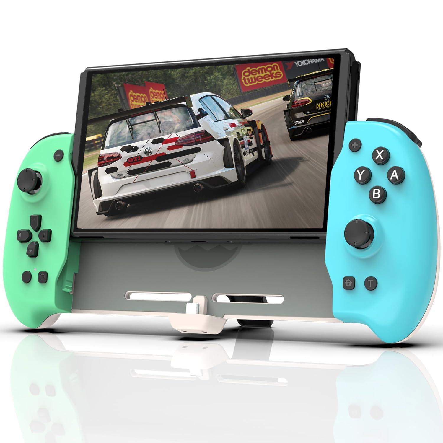 DOBE Switch Pro Controller - Ergonomic Handheld Joypad for Nintendo Switch & Switch OLED with Adjustable Turbo, Button Mapping & Foldable Stand | Perfect for Gaming, Travel & Long Play Sessions
