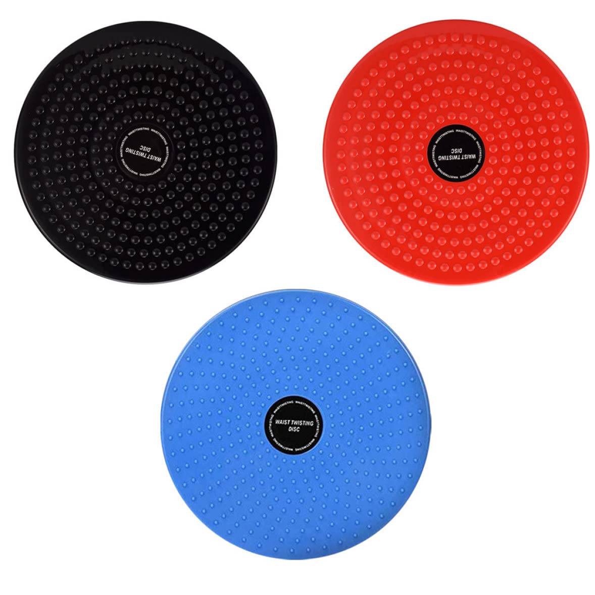 9.6 Inch Non-Slip Wobble Board - Twist Balance Board for Core Workout, Abdominal Strengthening & Waist Slimming - Home Gym Equipment for Men & Women - Perfect for Yoga, Pilates & Physical Therapy Exercises