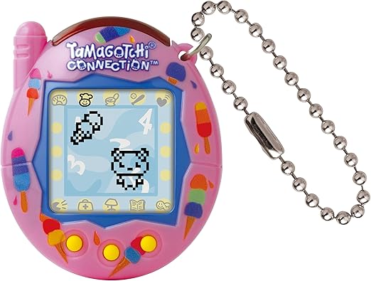 Tamagotchi Connection Virtual Pet - Ice Cream Color Edition | Interactive Digital Pet Game for Kids & Adults | Perfect for Travel, Gifts & Nostalgic Fun