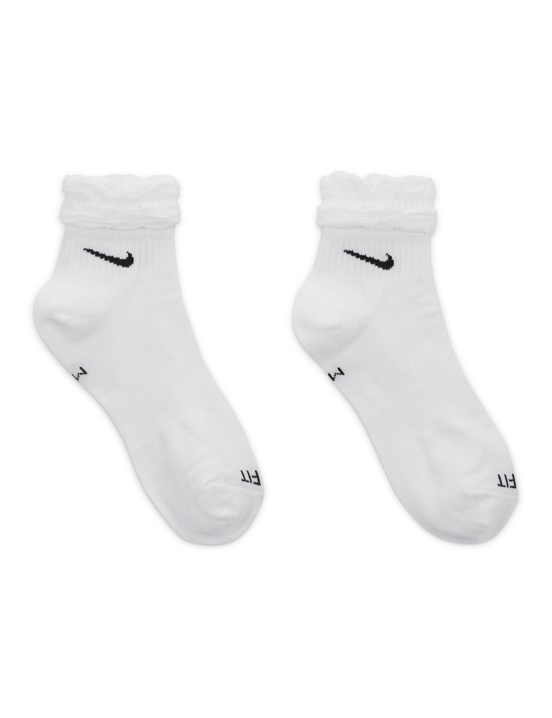 Breathable Everyday Training Ankle Socks for Men & Women - White/Black - Perfect for Running, Gym Workouts & Casual Wear