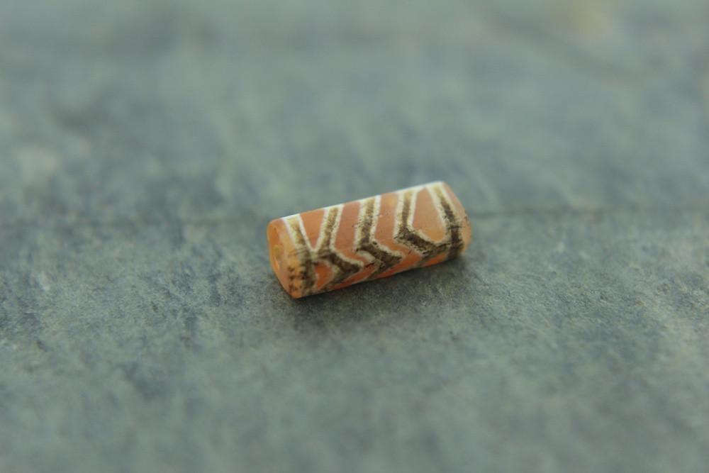 Exquisite Ancient Etched Carnelian Bead - Genuine Antique Jewelry for Necklaces, Bracelets & Spiritual Healing | Perfect for Boho Fashion, Meditation & Gift Giving