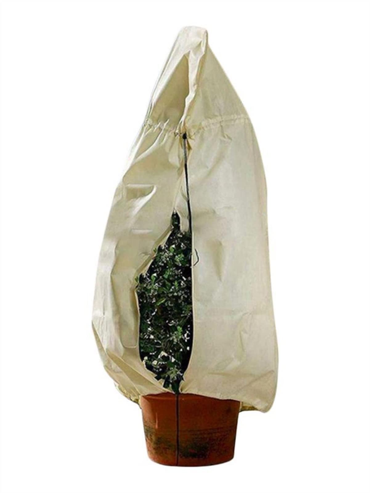 Frost Protection Plant Cover - 100x80cm Winter Warm Tree & Shrub Cover Bag for Yard Garden Plants | Cold Weather Protection for Small Trees, Potted Plants & Outdoor Landscaping