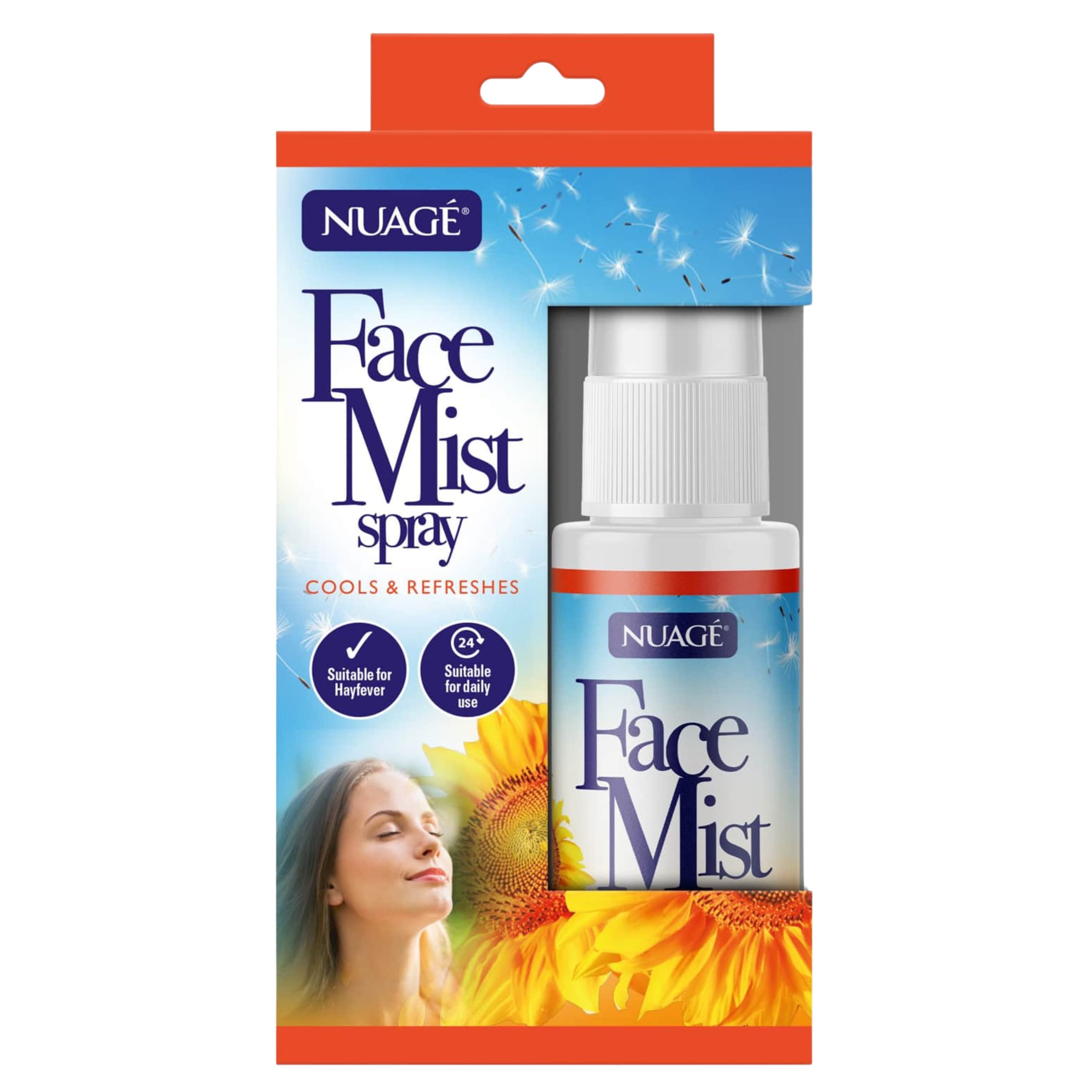 Nuage Hayfever Survival Kit - 30 Resealable Allergy Relief Wipes, Soothing Barrier Balm, Hydrating Face Mist, Cooling Gel Eye Mask & Eye Pads | Natural Allergy Remedy for Adults & Kids | Perfect for Outdoor Activities, Travel & Daily Use