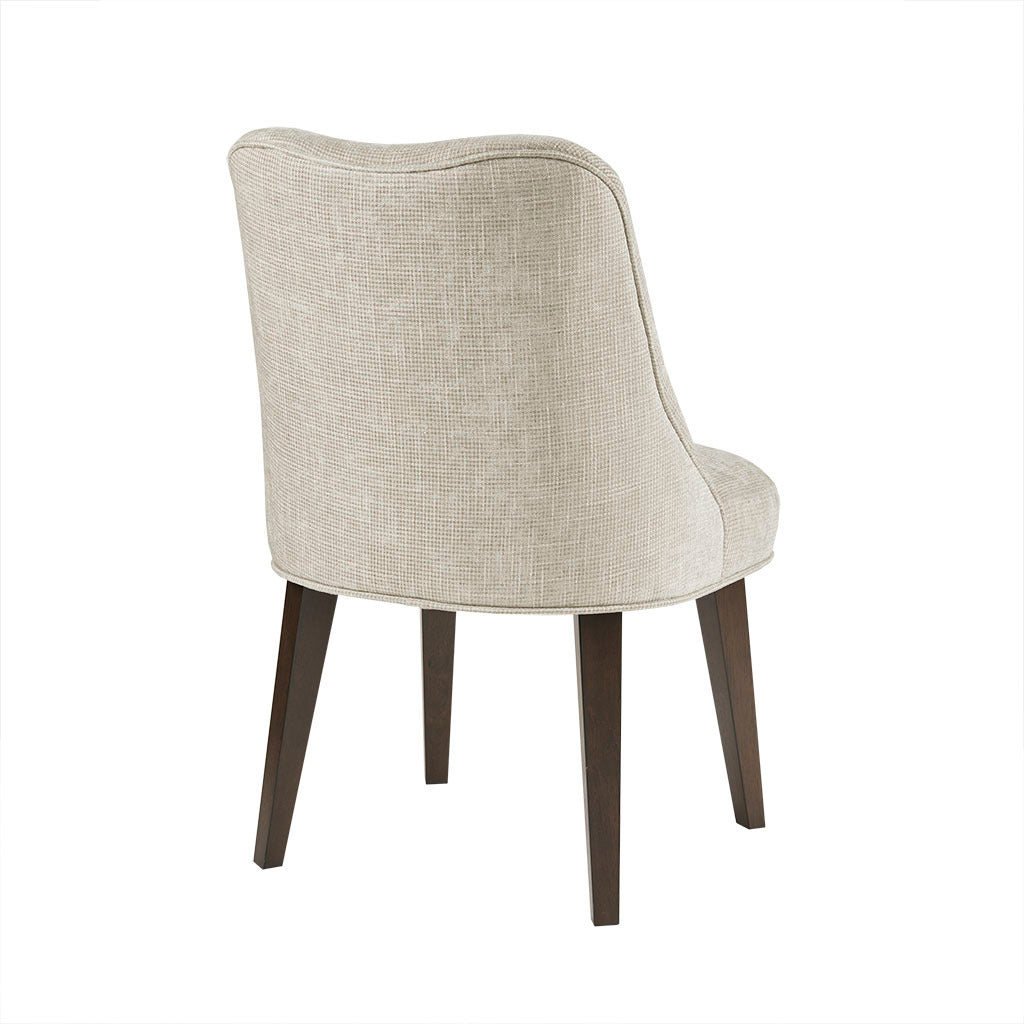 Modern Dining Chairs Set of 2 - Sturdy Wooden Kitchen Chairs with Padded Seat Cushions - Perfect for Dining Room, Kitchen, Breakfast Nook and Small Spaces