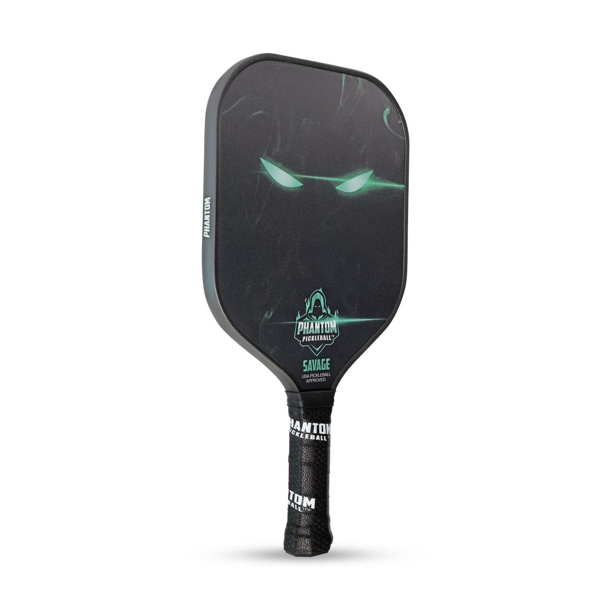 Phantom Savage Pickleball Paddle - Premium Carbon Fiber Pickleball Racket with Comfort Grip | Perfect for Indoor & Outdoor Court Games, Tournaments & Recreational Play