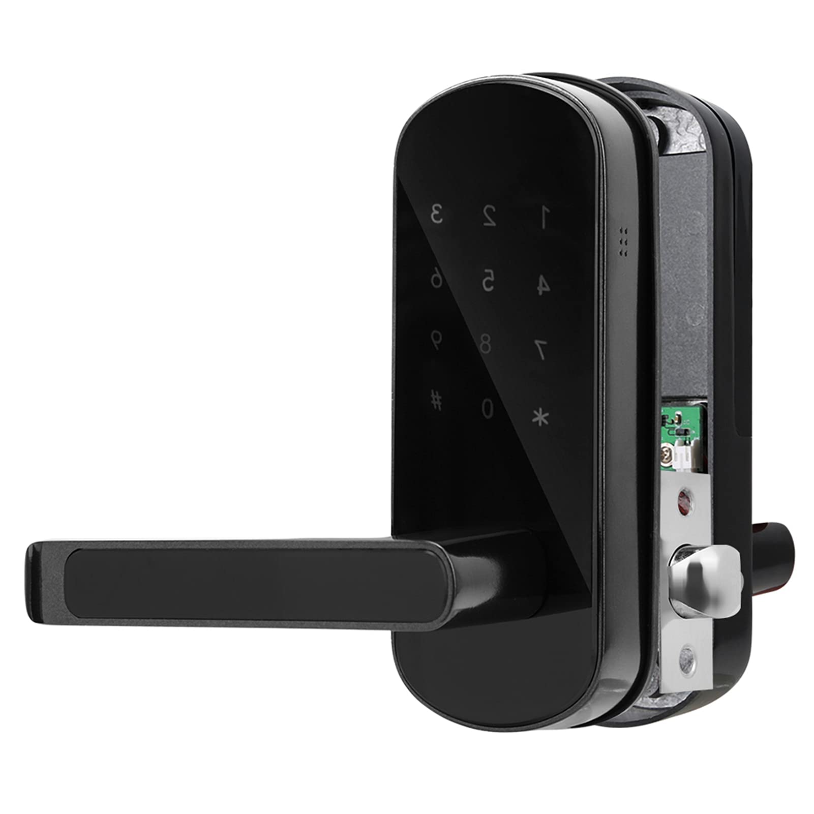 Anti-Theft Smart Door Lock - Keyless Entry with Bluetooth & Digital Keypad - Secure Touchscreen Password Lock for Home, Office & Hotel Use