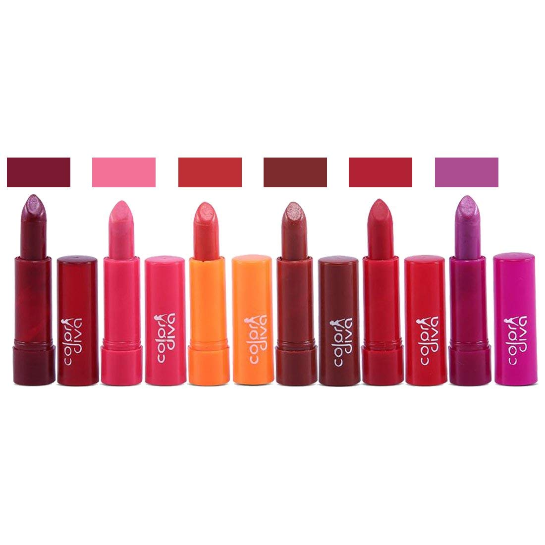 Diva Expression Matte Nail Polish & Color Addiction Lipstick Set - 12 Vibrant Shades (GC551) | Perfect for Parties, Gifts & Everyday Glam