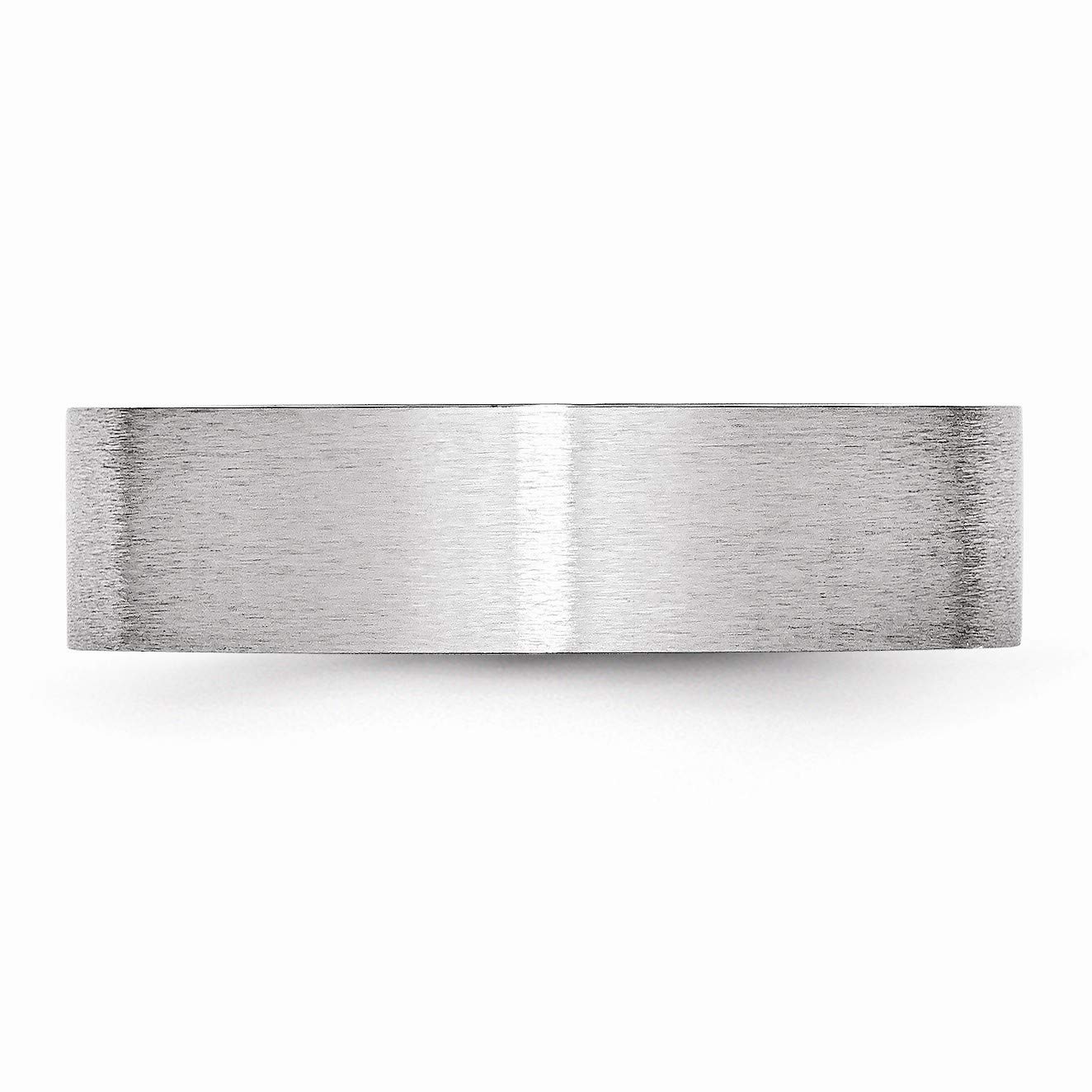 6mm Cobalt Satin Comfort Wedding Band - Perfect for Men's Engagement & Anniversary Rings